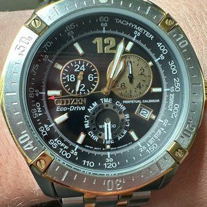 Citizen Men's Perpetual Calendar Unique Black